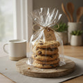 Chocolate cookies packaged ready