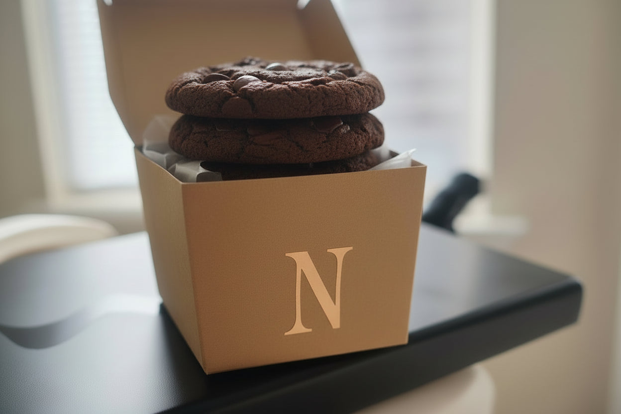 Gift pack of Chocolate Chip cookies in package