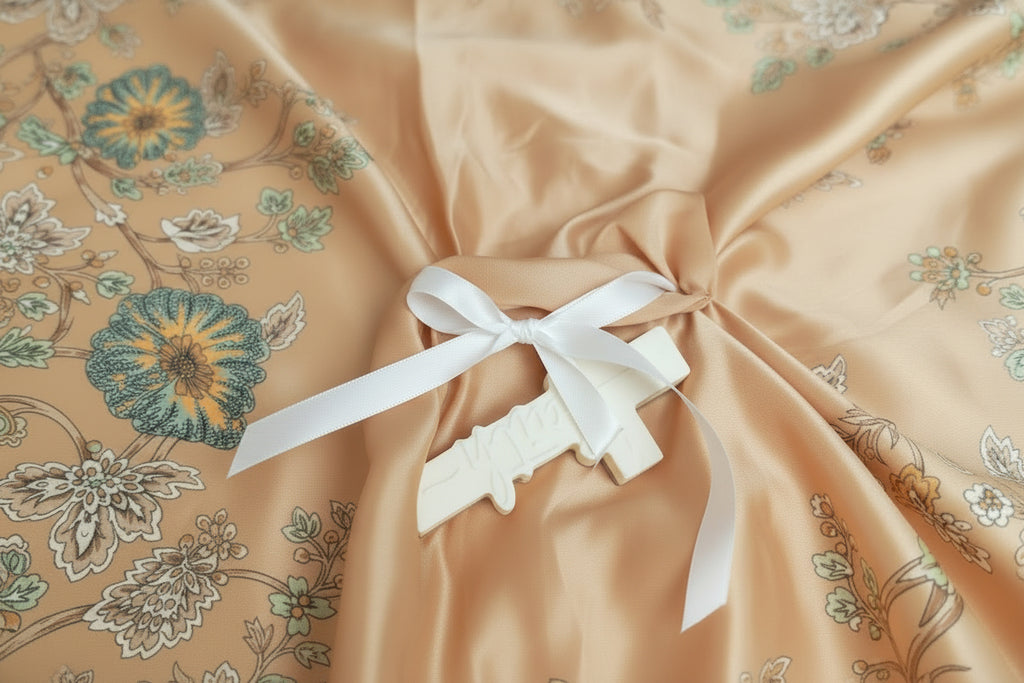 Decorative cross-shaped wax melt