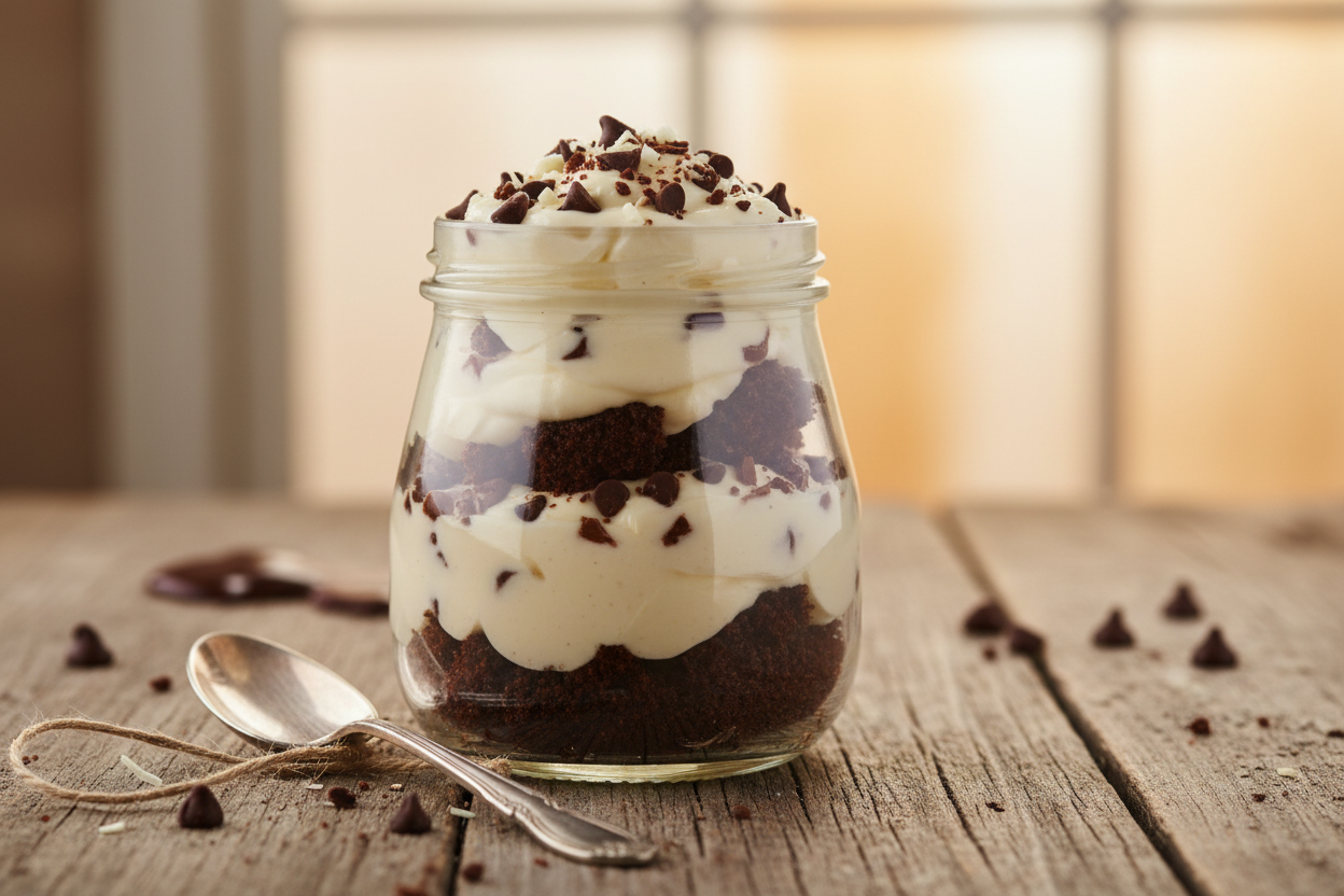 Close-up Triple Chocolate Cream Jar
