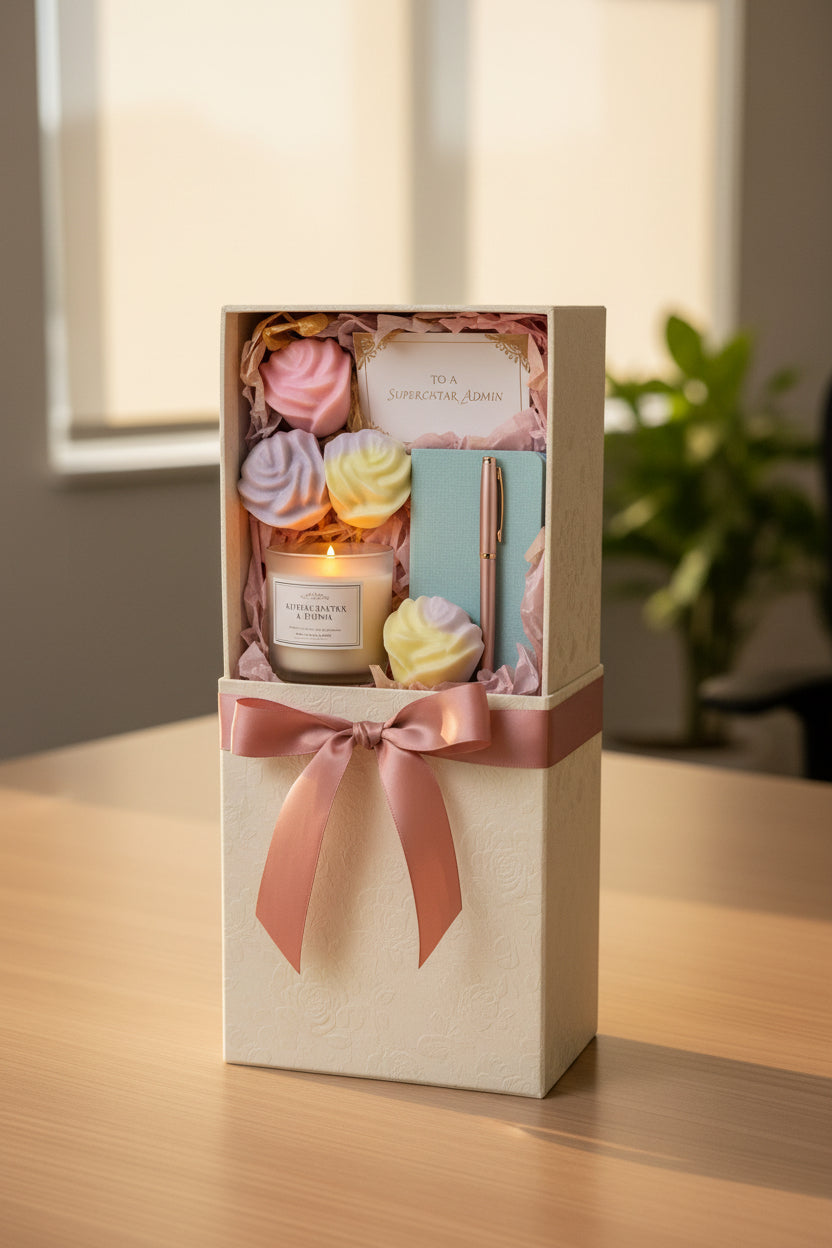 Colorful Rose wax melt gift box