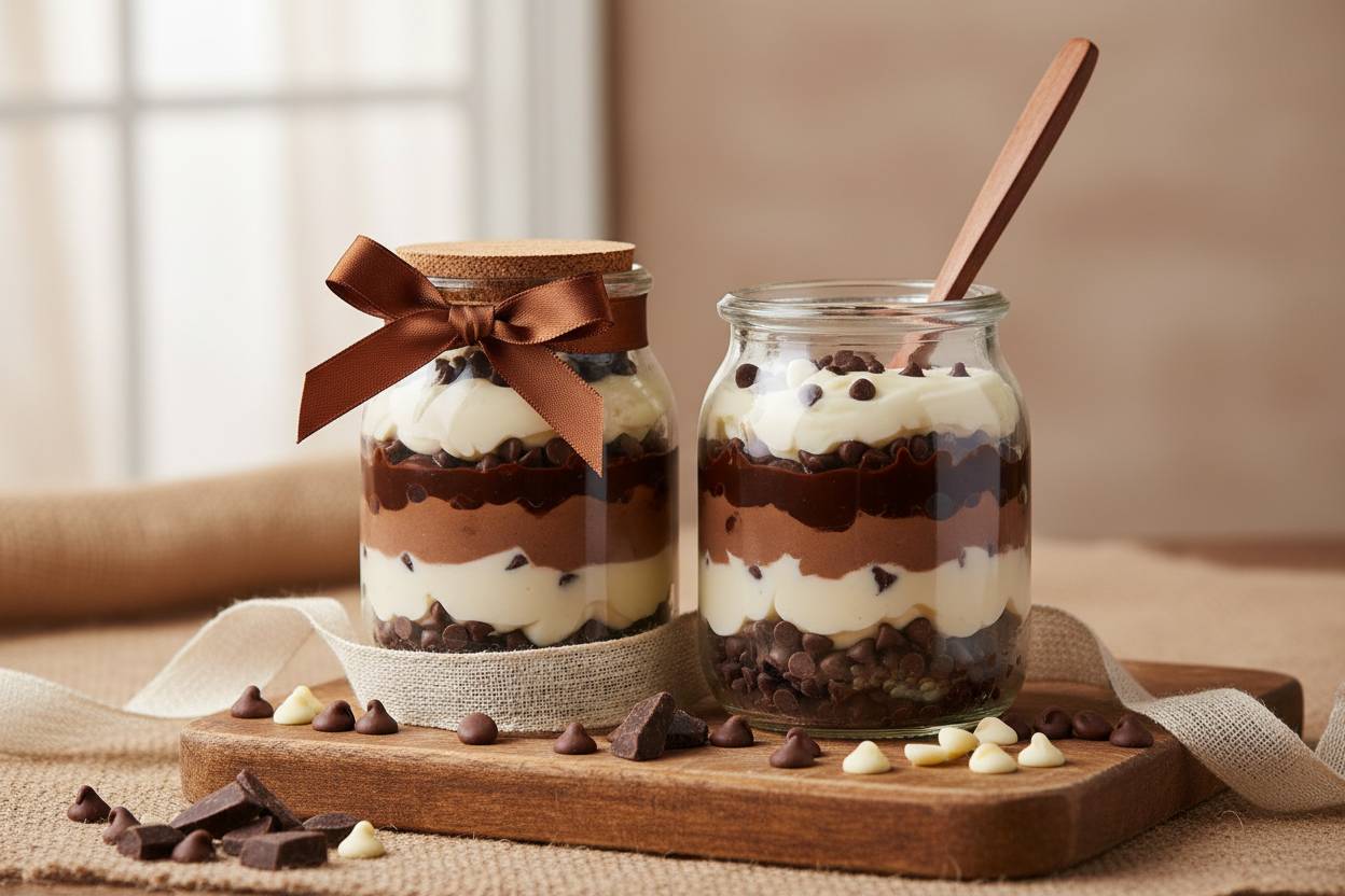 Two Triple Chocolate Cream Jars
